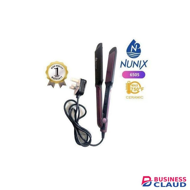 Nunix Quality 2 in 1 Ceramic Coated Flat Iron Quality //Hair Straightener//Flat Iron//Superfly Fast Heating Hair Straightener for Quick and Smooth Results, Plus Travel Friendly