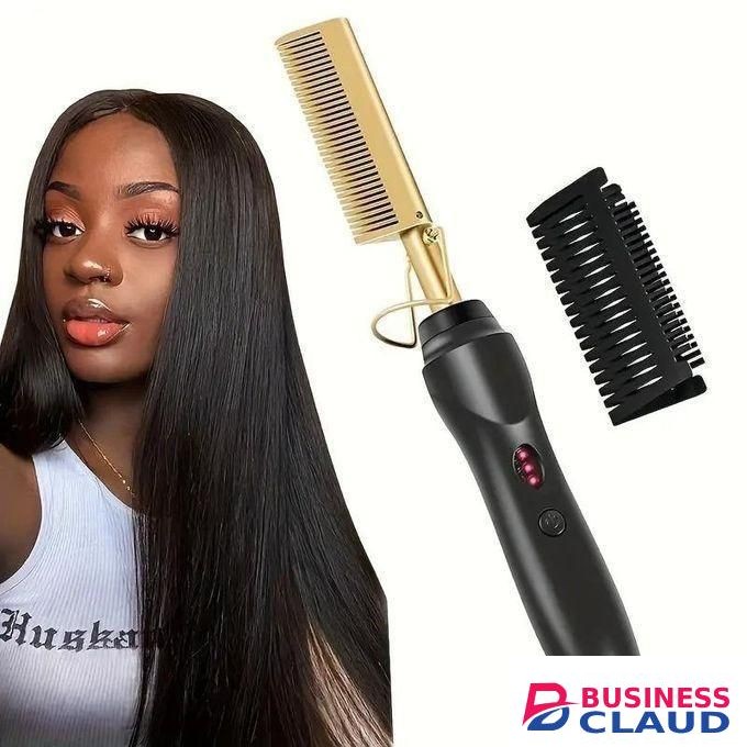 Nunix Offer 2 in 1 Ceramic Coated Flat Iron Offer //Hair Straightener//Flat Iron//Superfly Fast Heating Hair Straightener for Quick and Smooth Results, Plus Travel Friendly