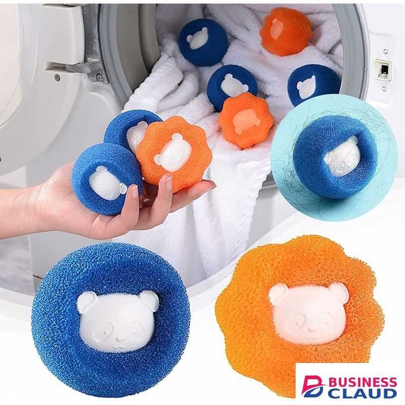 20PCS Pet Hair Removal Cleaning Ball,Clothes Anti-Winding Adsorption Reusable Hair Remover Washing Machine Hair Catcher Laundry Ball, Dryer Ball For Clothing Dog Cat Pet Hair Remover