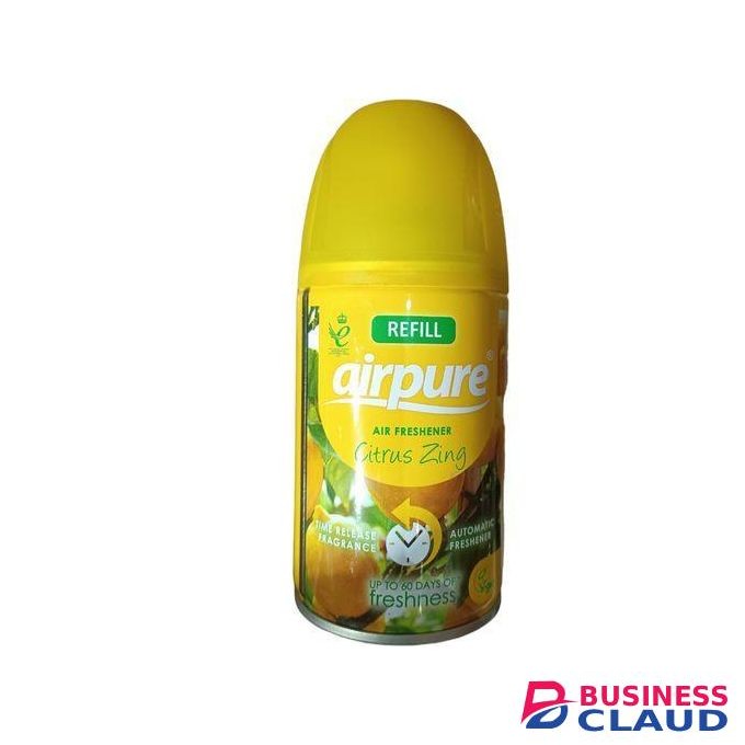 Airpure Citrus Zing Automatic Air Freshener Fits AIRWICK & GLADE Refill 60 Days Freshness