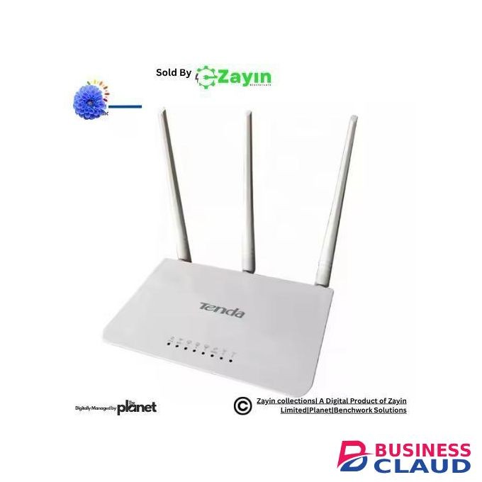tenda F3 300Mbps WiFi Router , Wireless Router with 3 Antennas , Easy Setup Wireless Router , F3 Network Booster