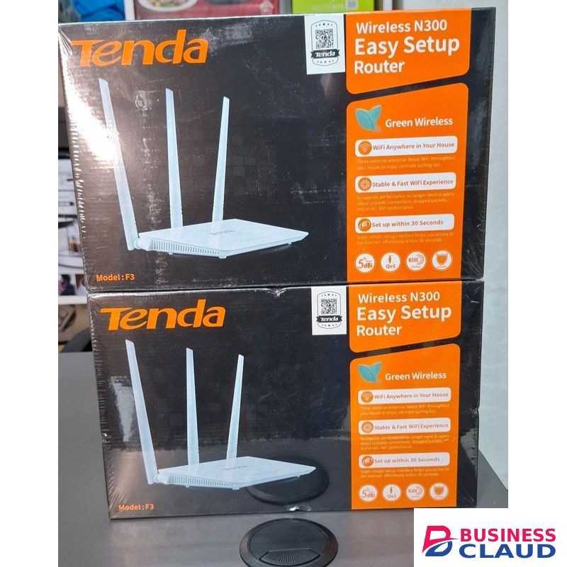 Tenda Router Model F3 – 300Mbps Wireless WiFi Router