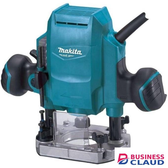 Makita 900W 8MM Wood Router Trimmer, Precise Variable Milling Depth Plunge Router