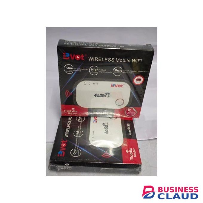 BVOT Mifi 4G/5G Router: Airtel, Safaricom, Telcom â€“ Universal Mobile Internet Router with High Speed