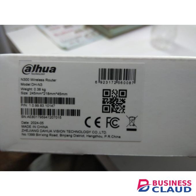 Dahua N3 N300 Wireless Router – 300Mbps Wi-Fi Router with High Gain Antennas