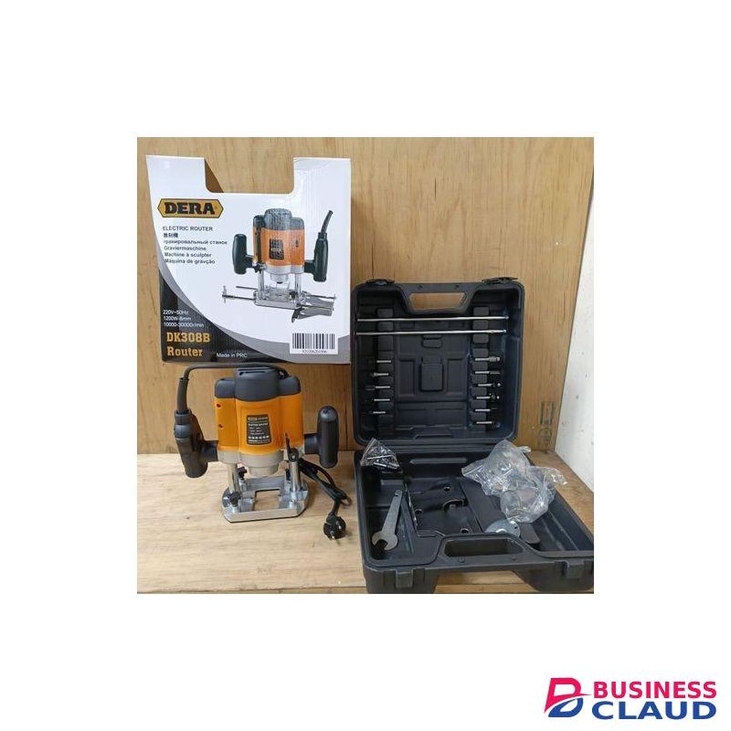 Dera Heavyduty 8MM Electric Router 1200W Perfect for Trimming and Shaping Wood- with 12pcs Router Bits set