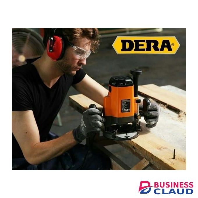 Dera Electric Plunge Wood Router with 12 Router bits and storage case set Professional and DIY use of cutting, shaping, and triming wood
