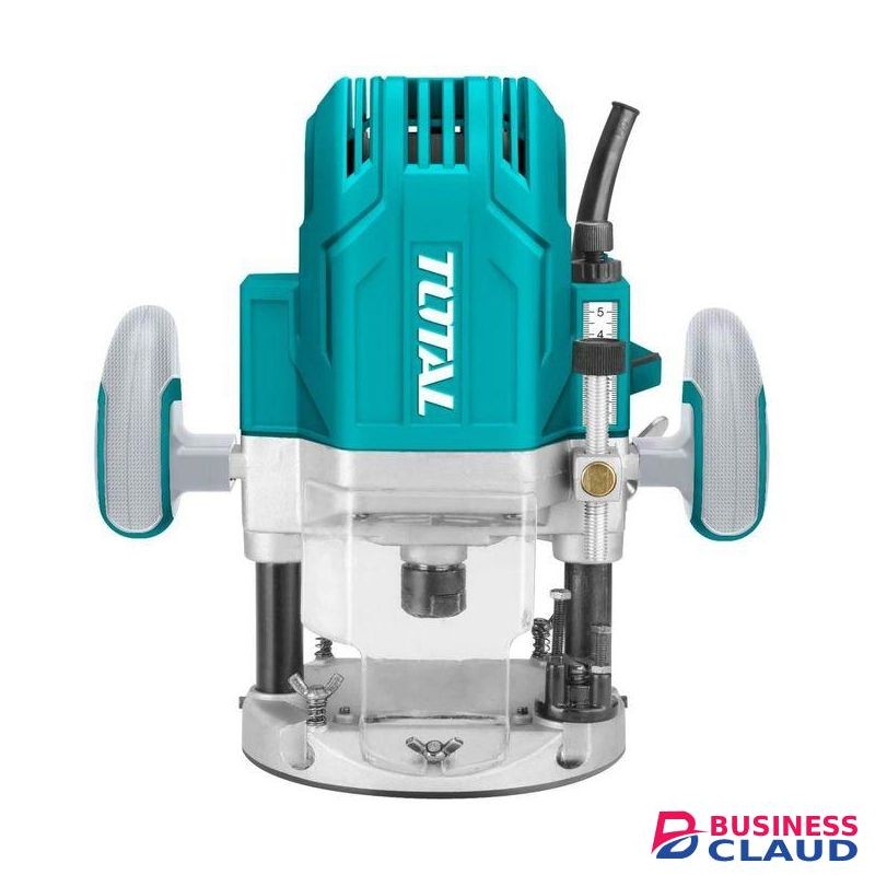TOTAL Electric Wood Router Plunge Machine 1600watts plus free Multifunctional 12 pieces Router bits for Professional Wood working and DIY