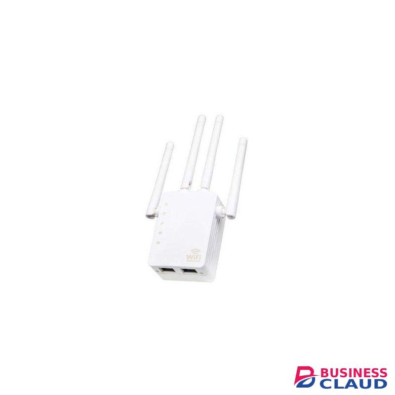 Wireless Wifi Repeater Router 1200Mbps Dual-Band 2.4/5G 4Antenna Wi-Fi Range Extender Wi-Fi Routers Home Network Home Supplies
