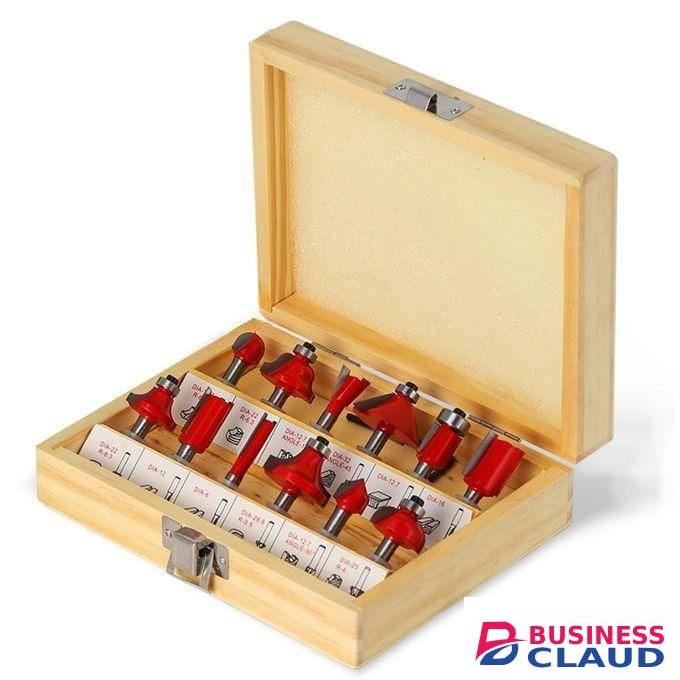 TOTAL Electric Wood Router Plus Free 12 Pieces Router Bitefor Professionals Woodworking, DIY, Plunging, Edge Forming, Slot Cutting, Laminate Trimming And Dovetail Cutting