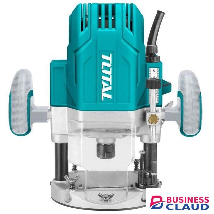 TOTAL Electric Wood Router Plus Free 12 Pieces Router Bitefor Professionals Woodworking, DIY, Plunging, Edge Forming, Slot Cutting, Laminate Trimming And Dovetail Cutting