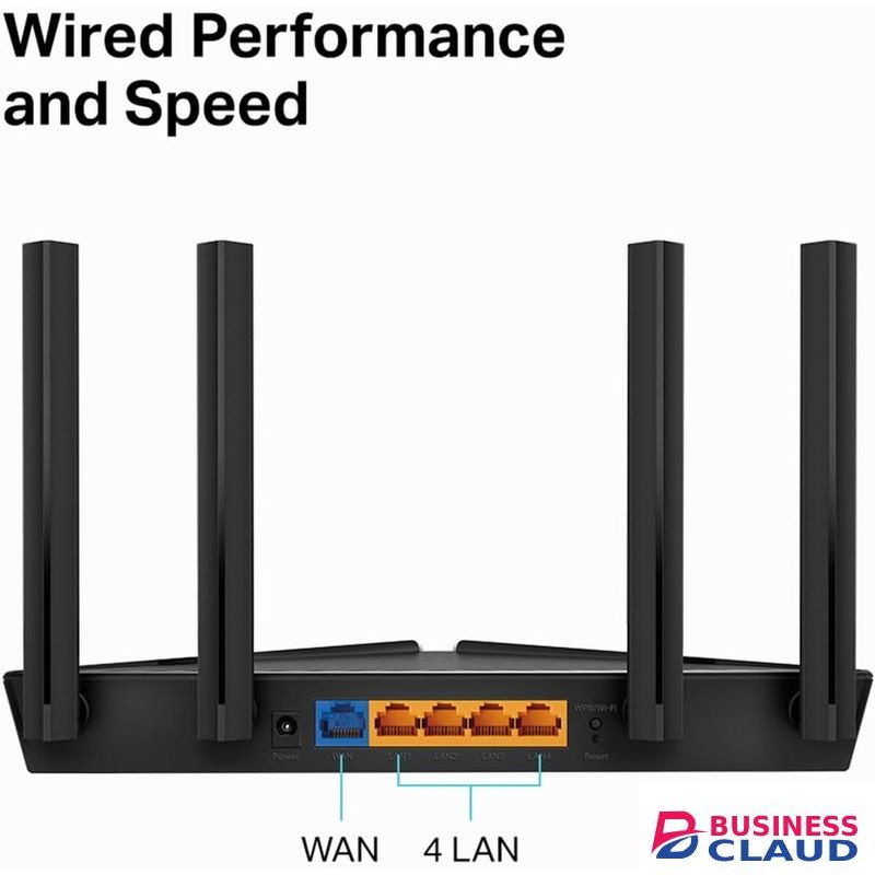 TP-Link Smart WiFi 6 Router (Archer AX10) – 4 Gigabit LAN Ports, Dual Band 802.11AX Router, Beamforming, OFDMA, MU-MIMO, Parental Controls, Dual-Core 900MHz Processor, Works with Alexa