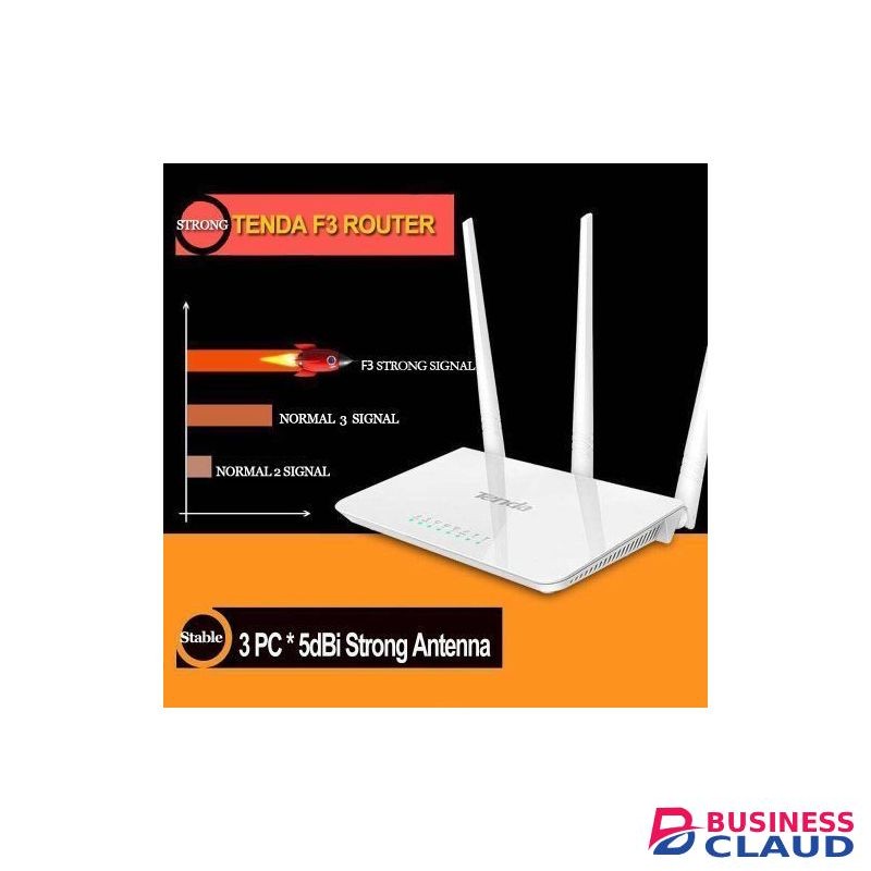 tenda 300Mbps Wireless Router WITH 3 External Antennas