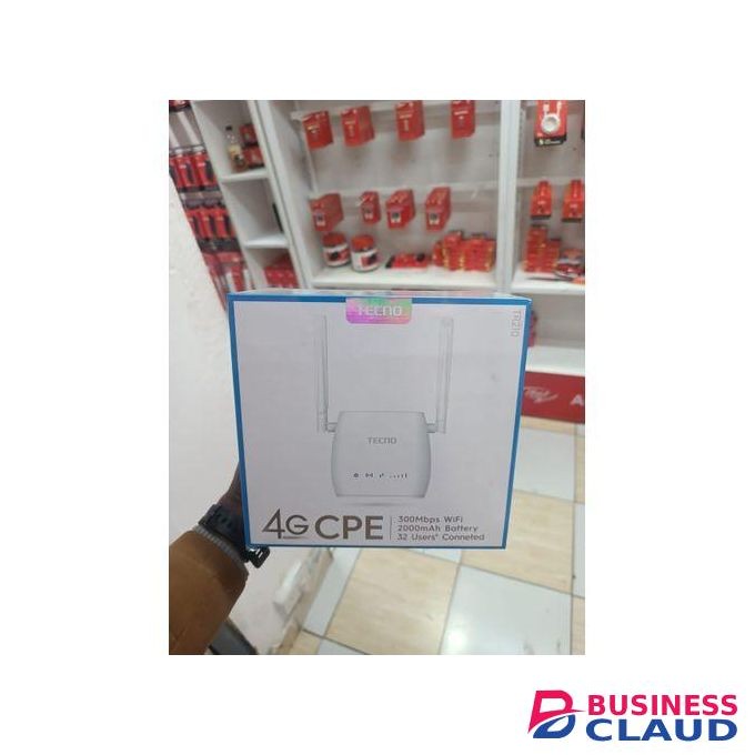 Tecno 4G CPE Sim Card Router With Inbuilt Battery