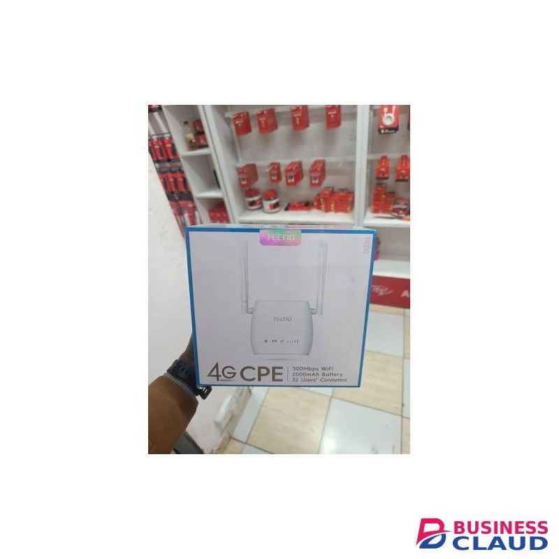 Tecno 4G CPE Sim Card Router With Inbuilt Battery