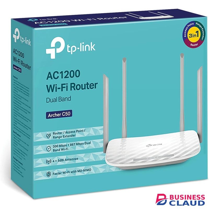 TP Link Archer C50 Wireless Dual Band Router (White)