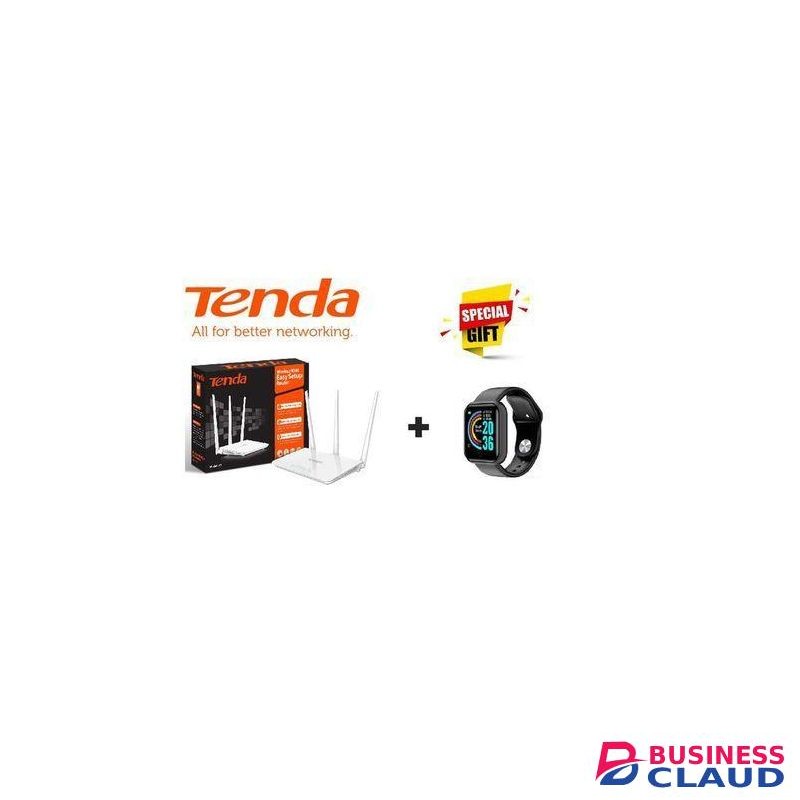 tenda Fast Speed Tenda F3 Router + Free Smart Watch