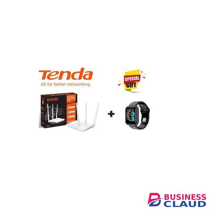 tenda Fast Speed Tenda F3 Router + Free Smart Watch