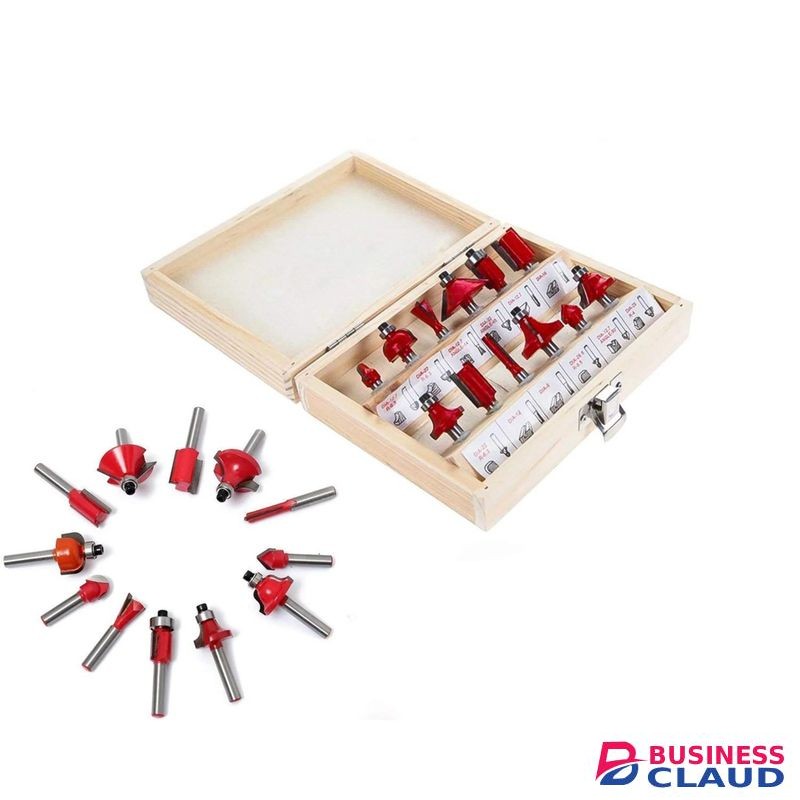 12pcs Milling Cutter Router Bit Set