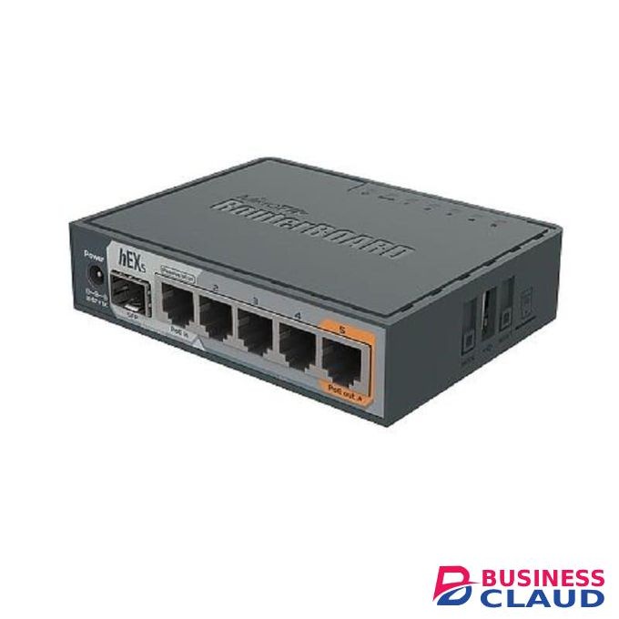 MikroTik RB750Gr3 hEX 5-Port Gigabit Ethernet Router