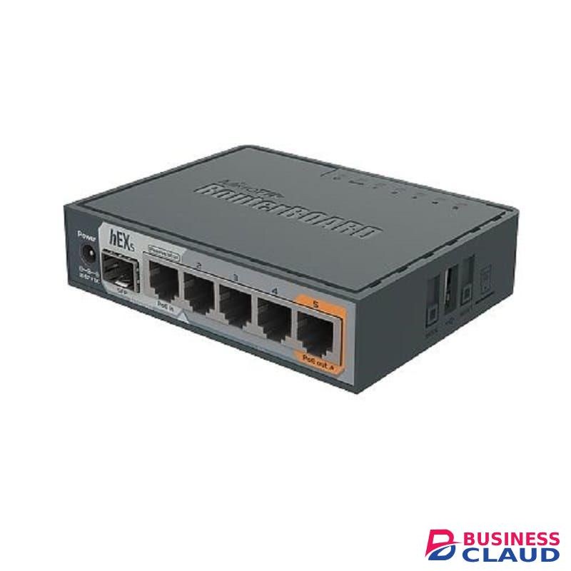 MikroTik RB750Gr3 hEX 5-Port Gigabit Ethernet Router