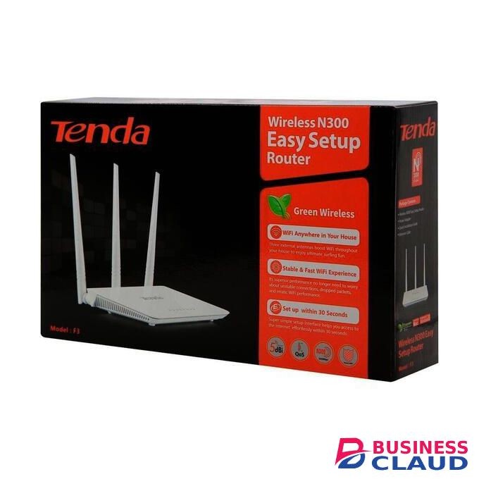 tenda F3 Wireless N300 Easy Set Up WiFi Router.