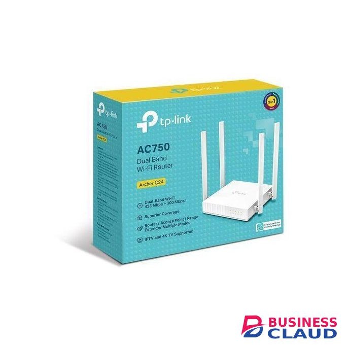 TPLink Archer C24 AC750 Dual-Band Wi-Fi Router