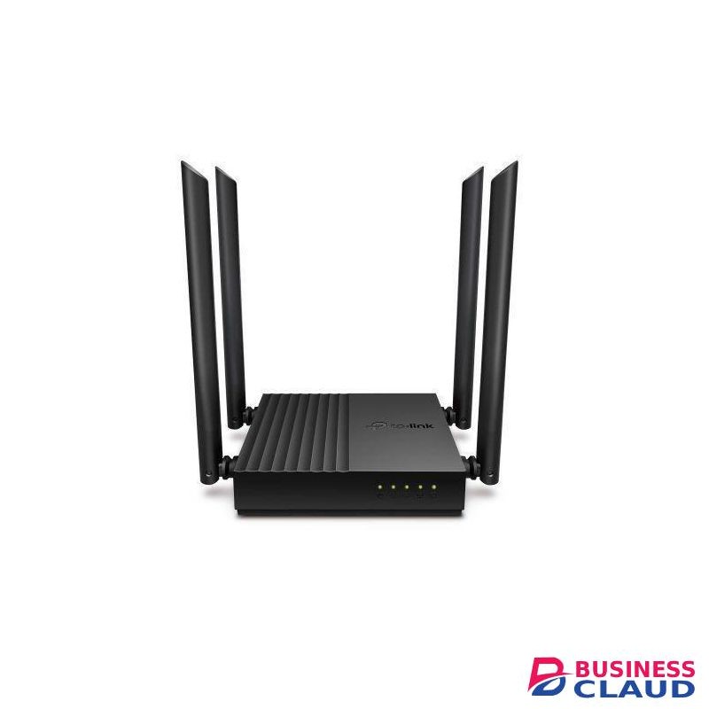 TP Link Archer C64, AC1200 Wireless MU-MIMO WiFi Router - Black