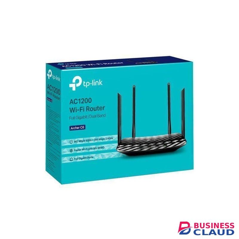 TP Link Archer C6 â€“ AC1200 Wireless MU-MIMO Gigabit Router