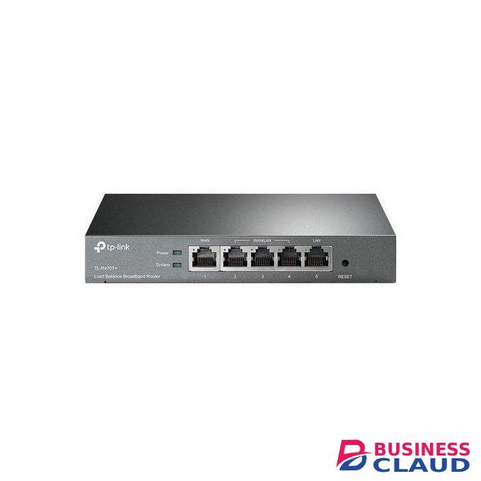 TP Link TL-R470T+ Desktop Load Balance Broadband Router - Black