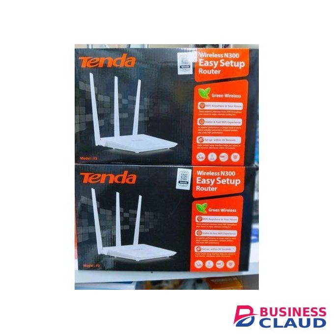 1Pc TENDA WIRELESS N300 WIFI ROUTER Fast Reliable Affordable Internet for Home & Offi
