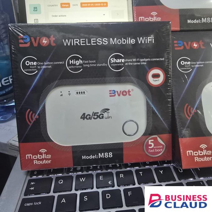 BVOT Long Battery Life WiFi Hotspot M88 5G Router with Type-C