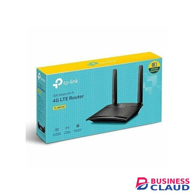 TP Link 300Mbps Wireless N 4G LTE Router â€“ TL-MR100- SIM card