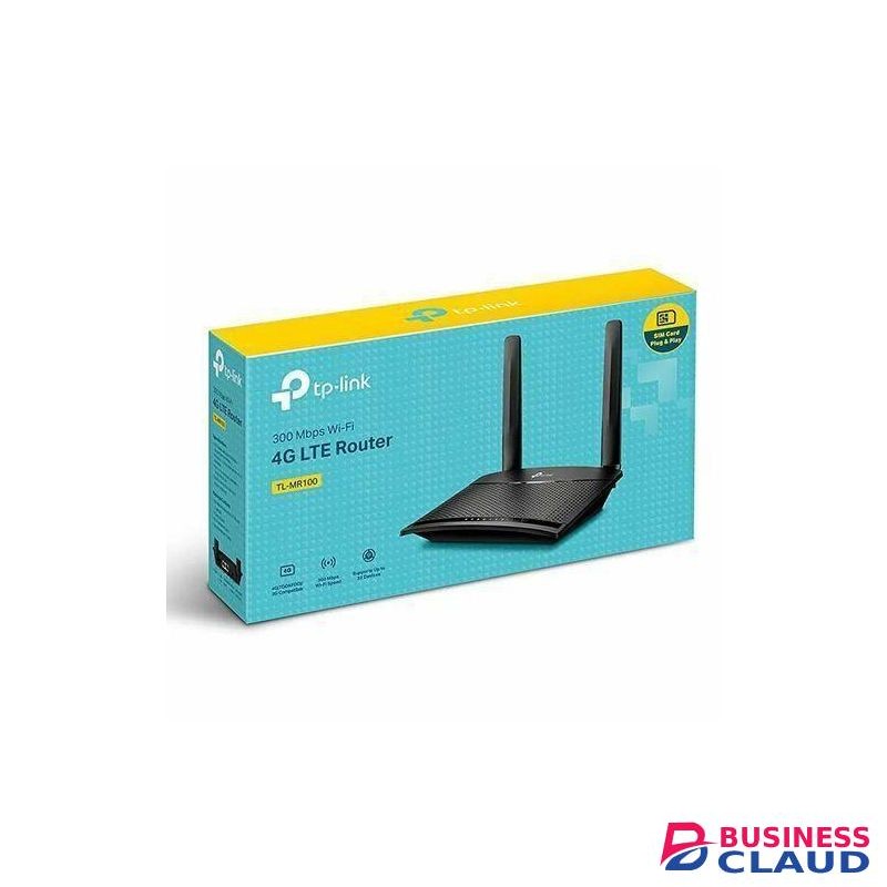 TP Link 300Mbps Wireless N 4G LTE Router â€“ TL-MR100- SIM card