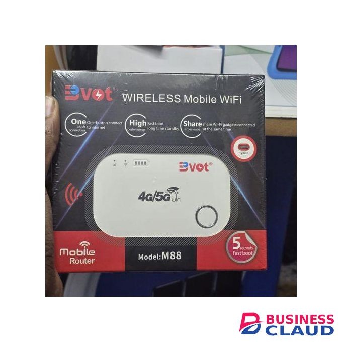 BVOT 4G/5G Portable Mifi Router â€“ Universal Mobile Hotspot for Airtel, Safaricom, and Telkom Networks