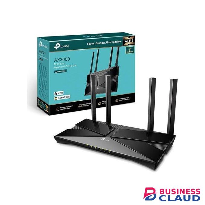 TP Link AX3000 Wireless Dual Band Gigabit Wi-Fi 6 Router - TL-ARCHER AX53