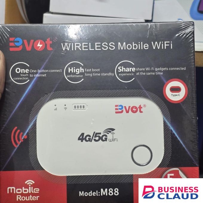 BVOT Portable 4G/5G WiFi Router – Compact and Reliable Internet Device for All Users