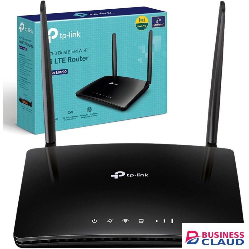 TP Link AC750 Wireless Dual Band 4G LTE Router - TL-ARCHER MR200