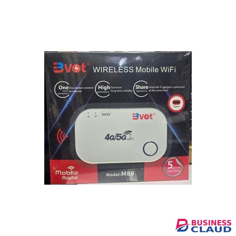BVOT High-Speed 4G/5G Mobile Hotspot WiFi Router for Travel, Office & Home Use