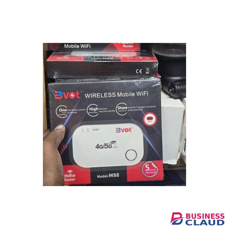 Bvot M88 Wireless Mobile WiFi Router â€“ Fast, Reliable & Supports Safaricom, Airtel, Telkom & Faiba for a Strong Connection
