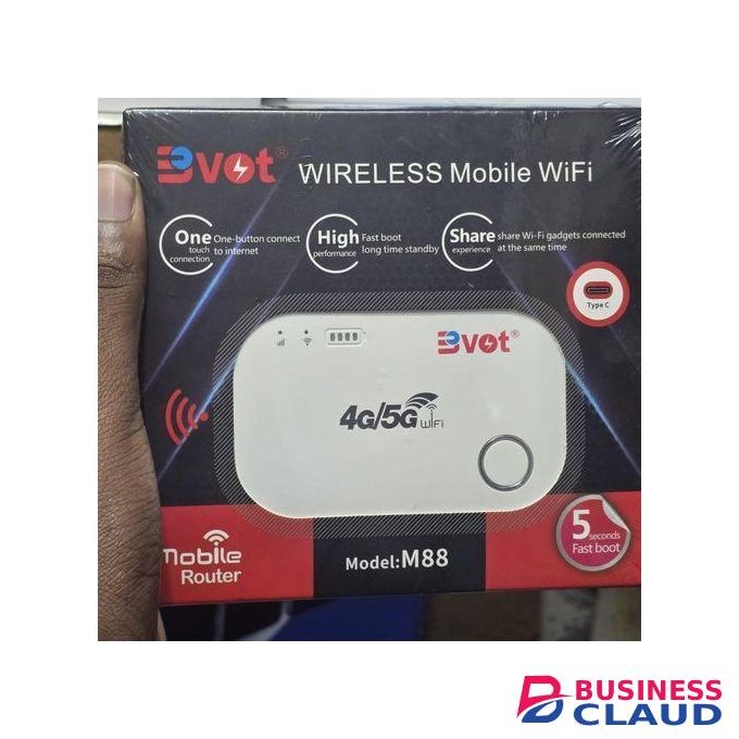 BVOT Portable 4G/5G Mifi Router â€“ Universal Mobile Wifi Hotspot for Fast, Reliable Internet on the Go