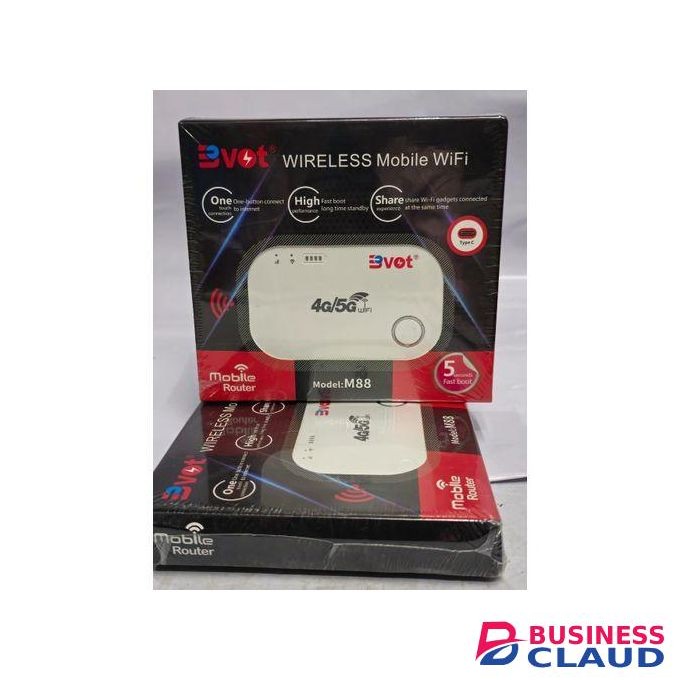 Bvot M88 4G/5G Pocket WiFi â€“ Portable Router With Fast Boot & Long Battery Life