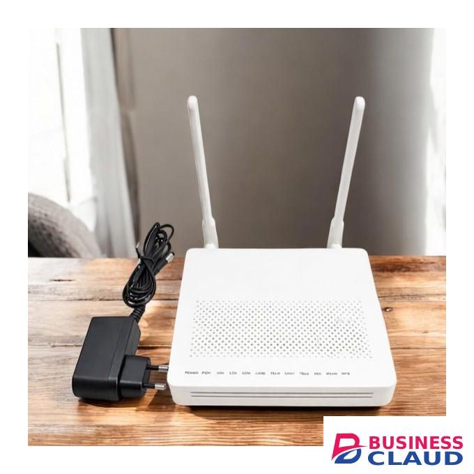 XPON GPON ONU FTTH Router with Dual External Antennas and Stable High Speed Wireless Internet