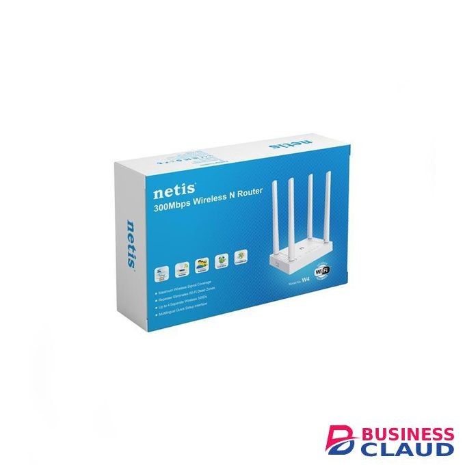 Netis W4 300Mbps Multi-Mode Wireless Router – High-Speed, Versatile Connectivity for Home & Office