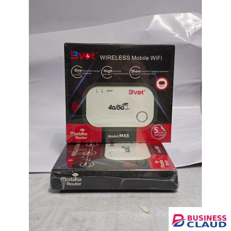 BVOT Compact 4G/5G MiFi Router With High-Speed Connectivity – Ideal For Travel, Work, And Remote Locations