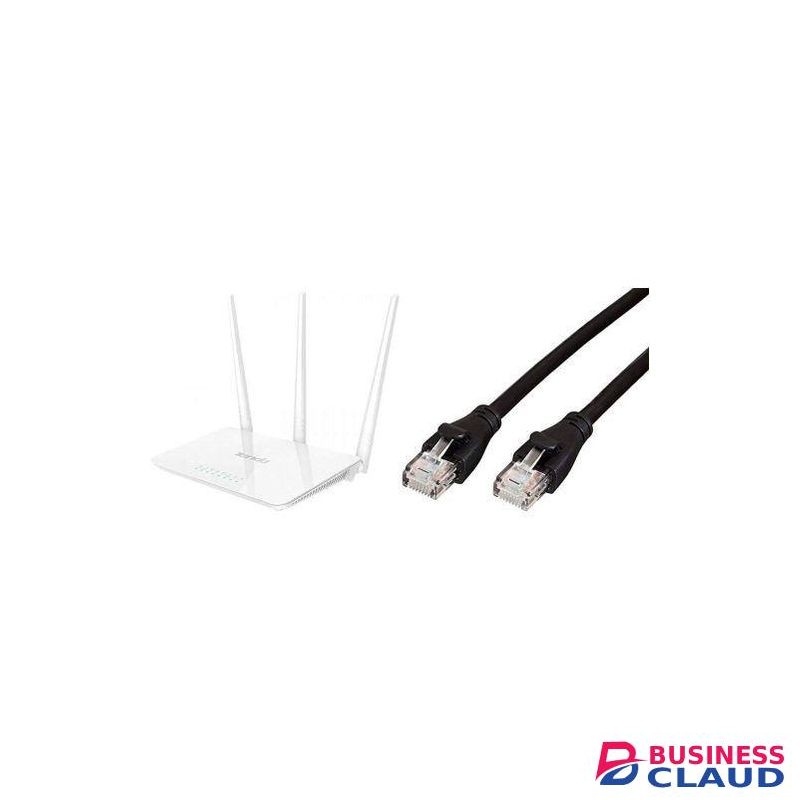 tenda F3 300Mbps Wireless Router, Easy Setup, Parental Control, Bandwidth Control, Wi-Fi Schedule, with 3 External Antennas
