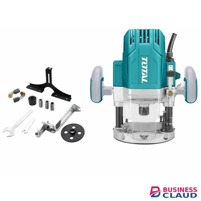 TOTAL Electric wood router for chamfering, grooving, surface finishing,curving cutting,wood edge planing,pattern processing