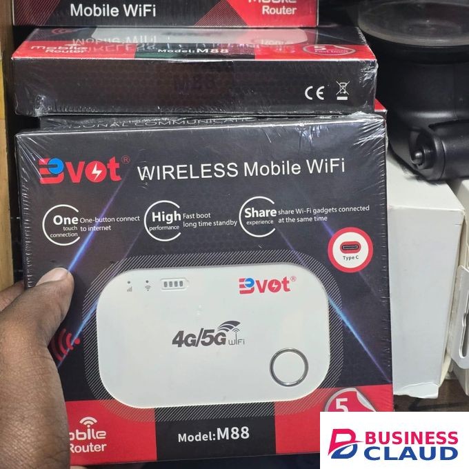 BVOT High-Speed Wireless 4G/5G MiFi Router With Easy Setup And Long Battery Life For Fast Internet Access