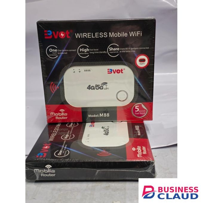 BVOT M88 4G/5G Mobile Router – Ultra-Slim Design, One-Touch Setup, and Seamless Connectivity for Tablets & Laptops