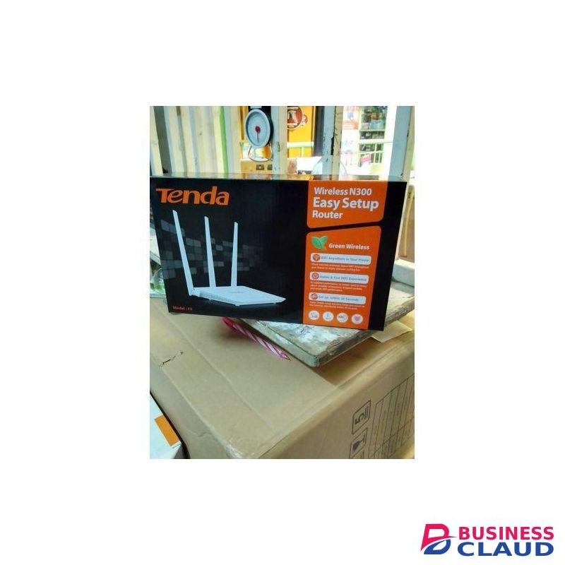 tenda Tenda-F3 WiFi Router Wireless Easy Setup High-Speed Internet Coverage with Three External Antennas Reliable Home and Office Networking Solution